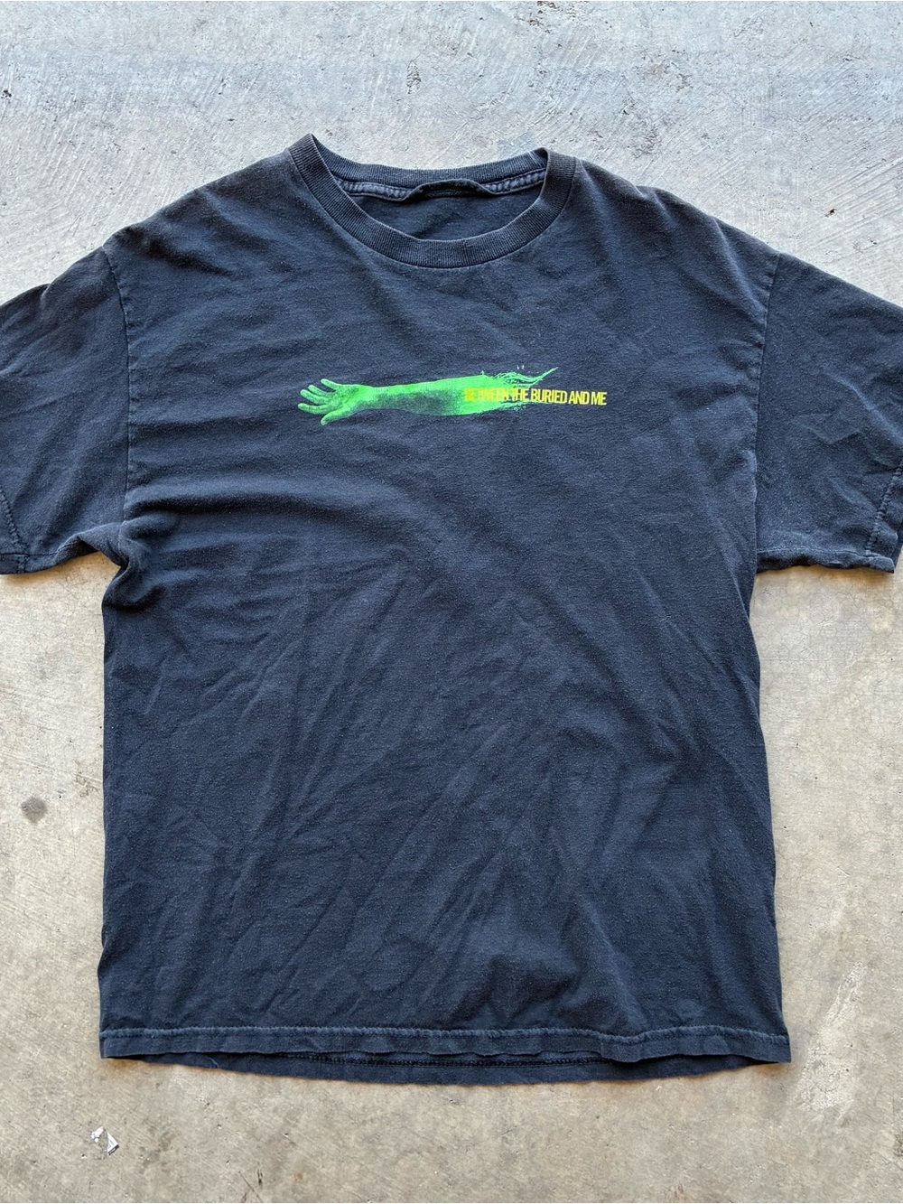 Between the buried and me alien UFO t shirt